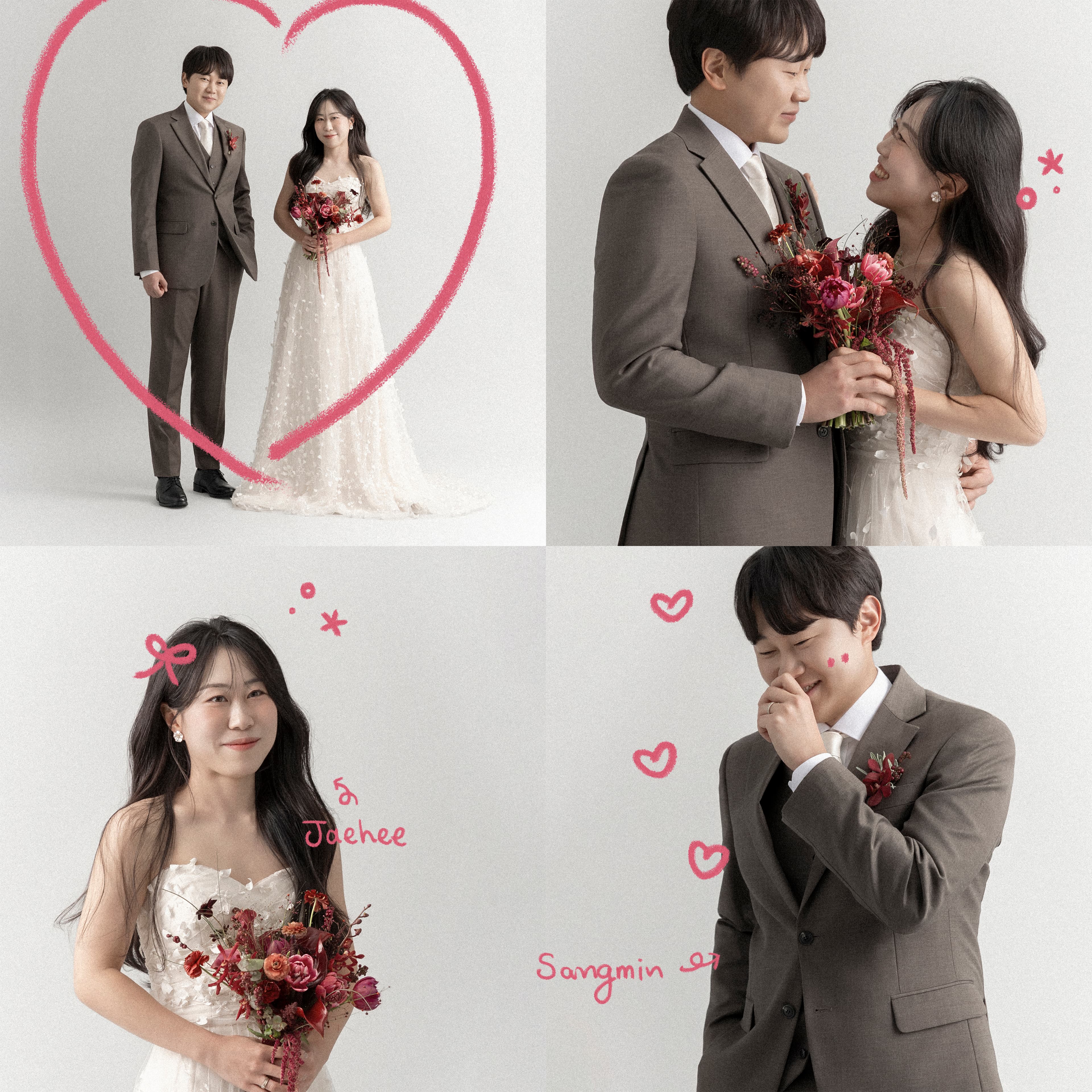 이상민 · 경재희 웨딩 콜라주